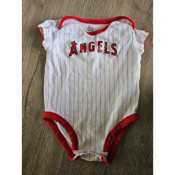 Angels baseball bodysuit onsie girl 18m MLB - Picture 1 of 4